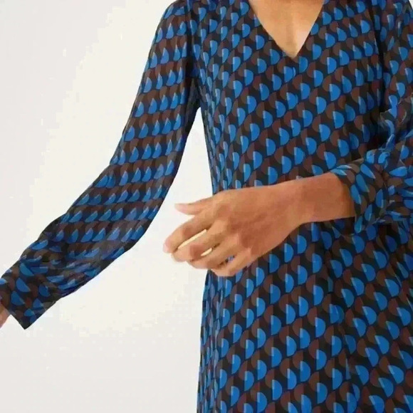 FRANK &  OAK mini dress in blue XS - Picture 2 of 4